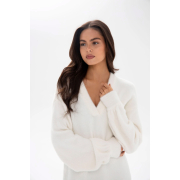 Светр в'язаний Dakota Coconut German Volf 25122 білий - Фото №6