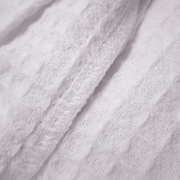 Халат вафельний кімоно Wariet SoundSleep білий короткий - Фото №8