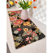 Доріжка гобеленова із золотим люрексом LiMaSo Japan003 - Фото №4