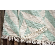 Плед-накидка Barine Fishbone throw sage - Фото №4