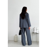 Піджак Юджина бавовна-льон Art Knit графіт - Фото №7