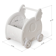 Візок для іграшок Coco White Mealux KD-E161 White - Фото №3