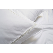 Постельное белье Queena сатин-premium Lotus Home белый - Фото №4