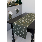 Доріжка новорічна Шапочки на зеленому Прованс - Фото №5