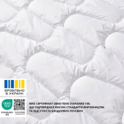 Ковдра готельна всесезонна антиалергена Premium Ideia біла - Фото №8