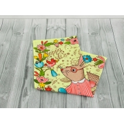 Кухонний вафельний рушник Великдень-1 Руно салатовий - Фото №3