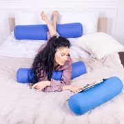 Подушка-валик 8122 Naturale Line 19-4150 Ofelia EcoSilk бязь MirSon - Фото №3