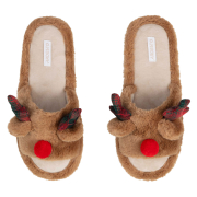 Тапочки домашні Christmas Ardesto коричневі - Фото №5