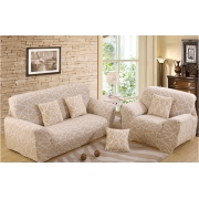 Чохол на крісло біфлекс Homytex геометрія бежевий - Фото №3