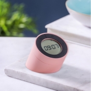Будильник-лампа з регулюванням яскравості 8х9,5см The Edge Light Gingko G001PK рожевий - Фото №4