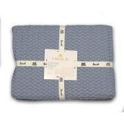 Простирадло вафельне Ярослав сіре - Фото №3