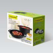 Кастрюля Maestro Cast с крышкой гриль 6,7л MR4128 - Фото №3