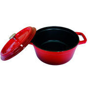 Каструля чавунна з кришкою Ringel Essen 26 см 4.8 л RG-2300-26 - Фото №3