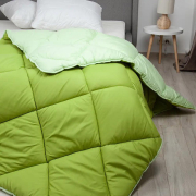 Ковдра зимова антиалергенна Alaska microfiber ТЕП оливковий комбінований - Фото №3