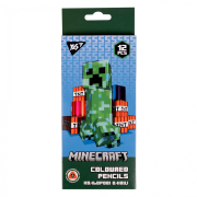 Олівці кольорові 12 кольорів Minecraft Yes 290701 - Фото №3
