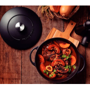 Каструля чавунна кругла Tramontina Trento 4.1л 20804/028 - Фото №7