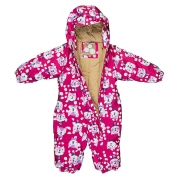 Зимовий термокомбінезон для малюків DEIRO 1 Huppa 36290130 рожевий - Фото №4