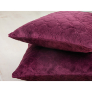 Подушка декоративна Велюр ТЕП 409 бордова - Фото №4