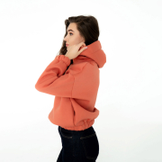 Худі жіноче базове на гумці Поділля Lesia коралове - Фото №4