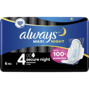Гігієнічні прокладки 6 шт Always Maxi Secure Night Single - Фото №3