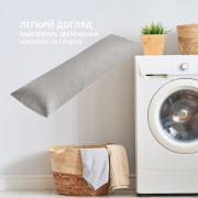 Подушка для сну та відпочинку Cube Ideia світло-сірий - Фото №7