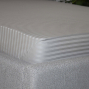 Простынь на резинке Grey страйп-сатин ТЕП - Фото №4