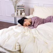 Підковдра 30-0002 Soft Yellow сатин-страйп MirSon - Фото №4