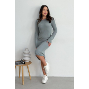 В'язане плаття Verity Art Knit сіре - Фото №4
