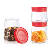 Банка для сипучих 0,75л Luminarc Swing Red Q6638 - Фото №3