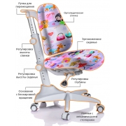 Крісло Mealux Match GL grey base Y-528 GL - Фото №3