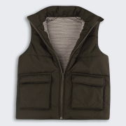 Жилет демісезонний для хлопчика ЖЛ55 плащівка Бембі V00-хакі - Фото №3