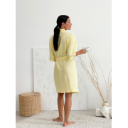 Халат кімоно жіночий мусліновий Cosy лимонний - Фото №5