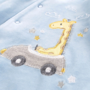 Комбінезон для хлопчика КБ220 велюр Bembi 406-блакитний-вишивка - Фото №4