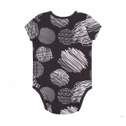 Напівкомбінезон боді для дівчинки Bembi БД193 супрем чорний з малюнком - Фото №3