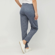 Штани в'язані Casual Прованс синій меланж - Фото №5