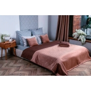 Покривало двостороннє VeLour Руно коричневе - Фото №3