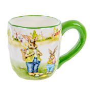 Кухоль керамічний 530 мл Пасхальний кролик Lefard 948-032 - Фото №3