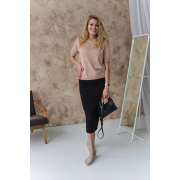 Спідниця в'язана Katrin new Art Knit чорний - Фото №4