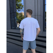 Костюм чоловічий літній лляний Cosy сіро-блакитний - Фото №10