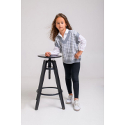 Жилетка для дівчинки Лапки Прованс сірий - Фото №4