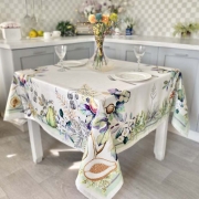 Скатертина з водовідштовхувальним покриттям Limaso Mantel Julia - Фото №6