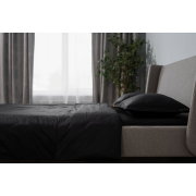 Простирадло на гумці сатинова Mix Match Premium Ardesto чорний - Фото №9