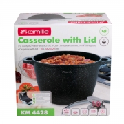 Каструля з кришкою Kamille 10.0л 4428 - Фото №4