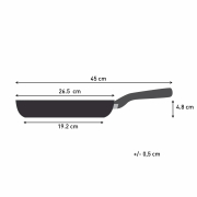 Сковорода 26 см Hard Stone Tefal D4560553 - Фото №4