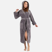 Халат жіночий Nusa 6890 grey сірий - Фото №3