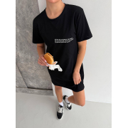 Футболка-туніка Be Happy ST2 Cosy чорна - Фото №6