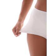 Труси-брифи жіночі 25086 бавовняний рубчик German Volf таупе - Фото №3