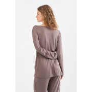 Лонгслів Baily vizon Penelope темно-бежевий - Фото №7