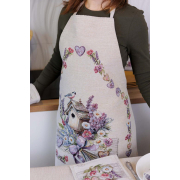 Фартух кухонний гобеленовий Лавандовий садочок Прованс - Фото №3