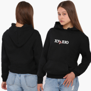 Худи женский Худею MobiPrint 8921-1286 черный - Фото №4